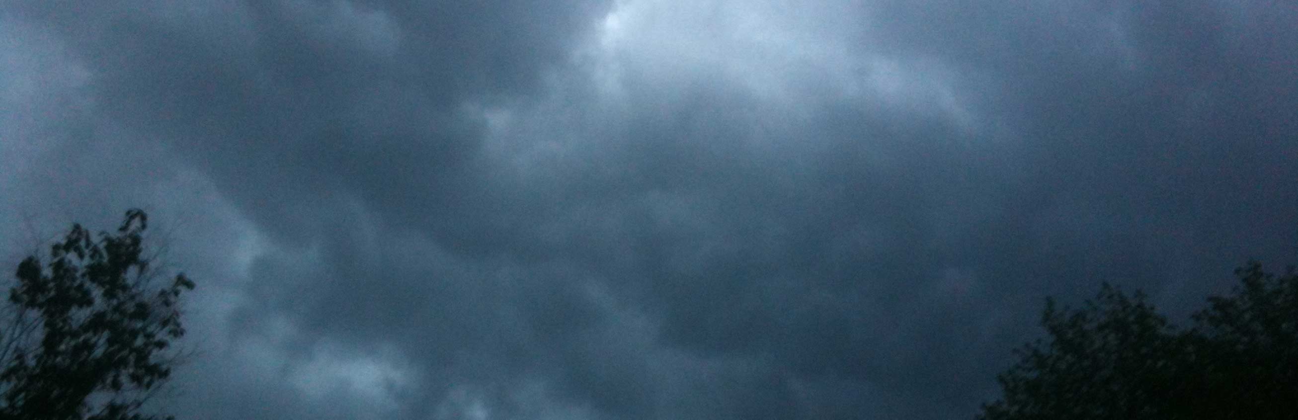 thunderous sky